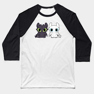 Toothless and Night Fury Baseball T-Shirt